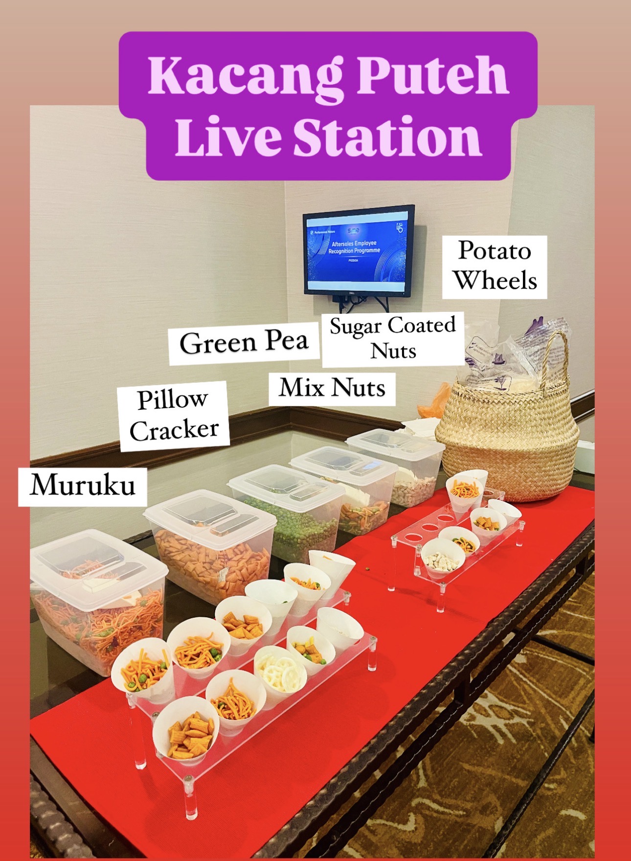 Kacang puteh live station