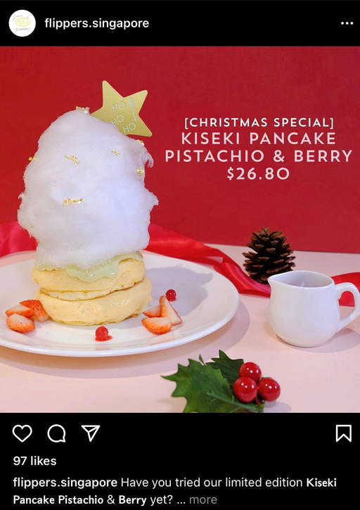 Candy floss used by a café partner