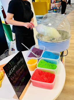 Candy House event food station