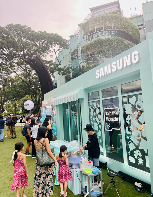 Candy House candy floss at a branding event